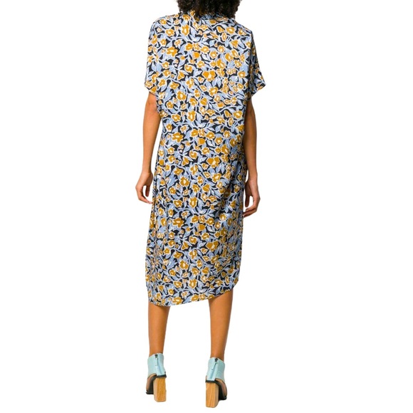 Christian Wijnants 100% Silk Dipha Foliage Dress 6 - Picture 3 of 17